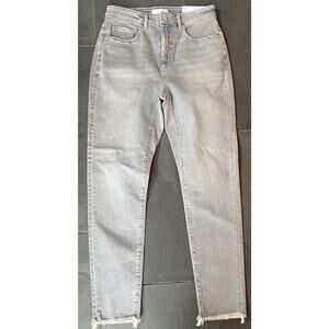 Loft Skinny High Rise Curvy Gray Jeans Size 28 NWT RN#140923